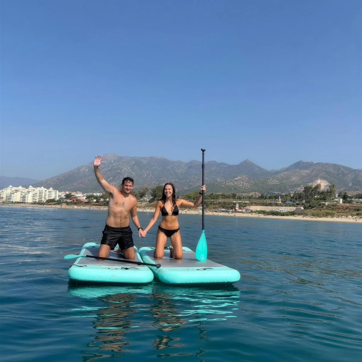 Paddle surf en la costa de Marbella